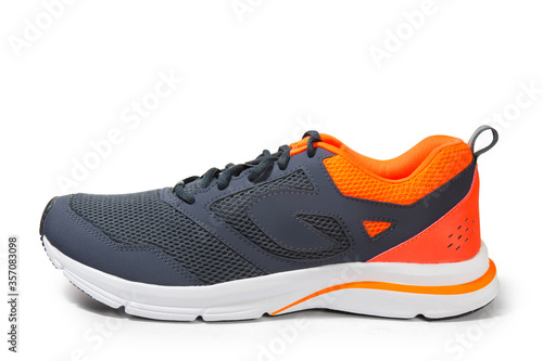 New running shoe isolated on white background with clipping path