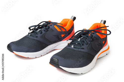 New running shoe isolated on white background with clipping path