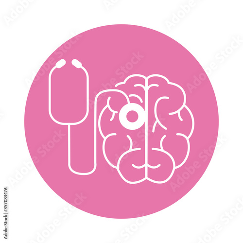 alzheimer disease, brain organ dianostic, decrease in mental human ability color block style icon