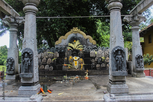 Konstfotografi Statues of Naga Devta (Nag Dev) or Serpent God, Worshipped in South India