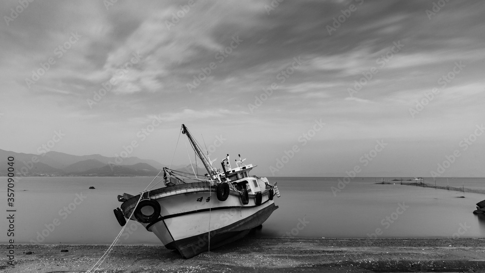 Naklejka premium 바다