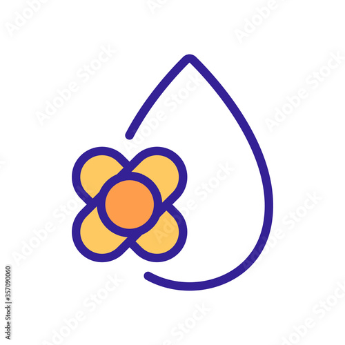 canola oil drop icon vector. canola oil drop sign. isolated color symbol illustration