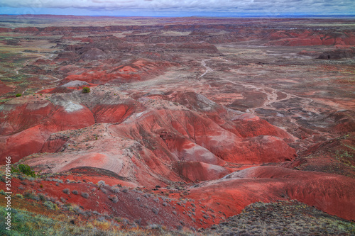 Painted Desert Landscape, Petrified Forest National Park, Arizona