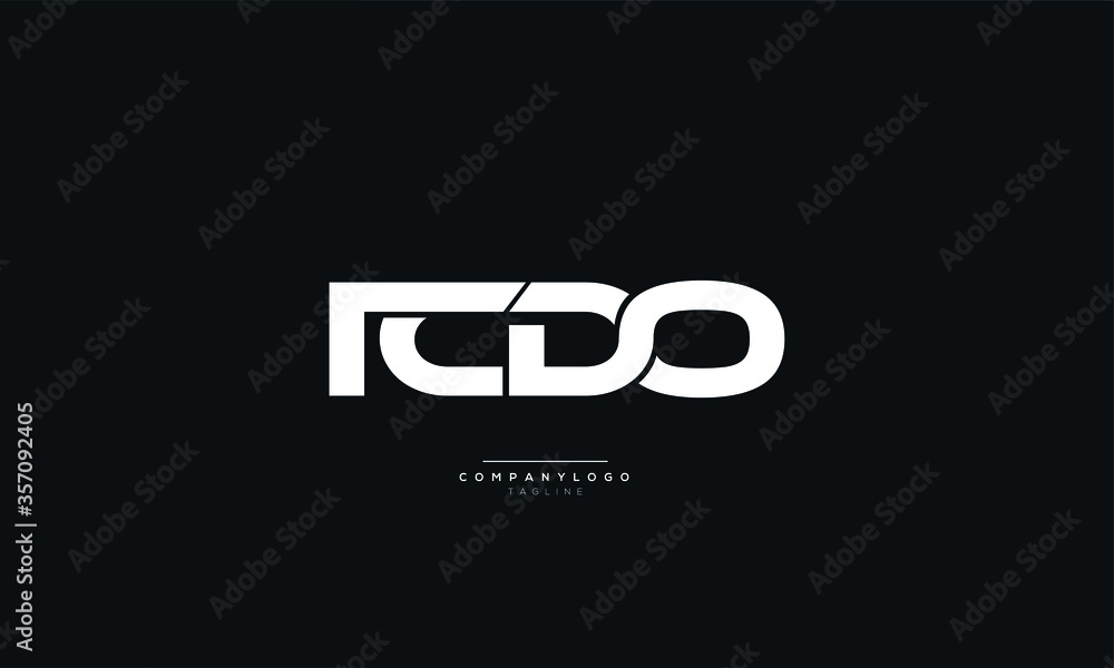RCDO Letter Logo Alphabet Design Icon Vector Symbol RCDO Letter Logo Alphabet Design Icon Vector Symbol