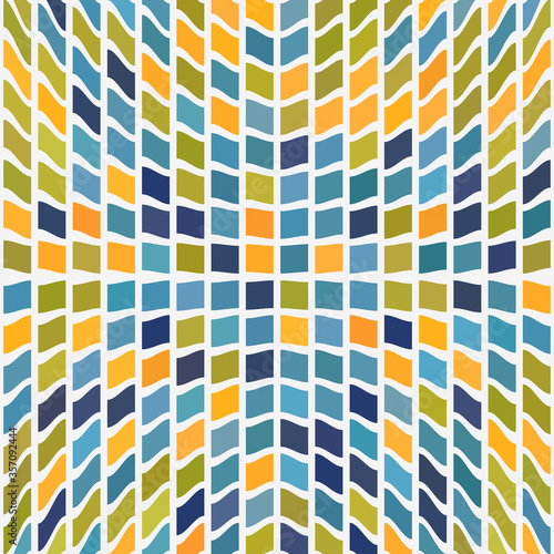 The Stained Glass Style Patterns, Fish Scales Fabric Patterns