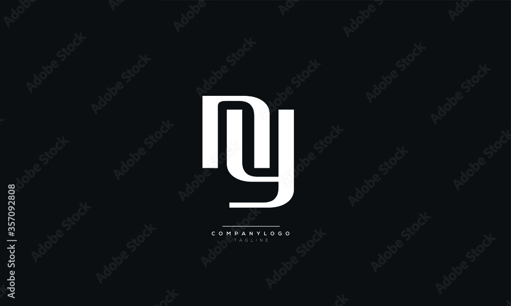 ny Letter Logo Alphabet Design Icon Vector Symbol ny Letter Logo Alphabet Design Icon Vector Symbol