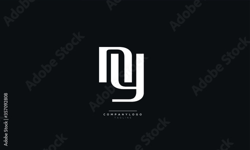 ny Letter Logo Alphabet Design Icon Vector Symbol