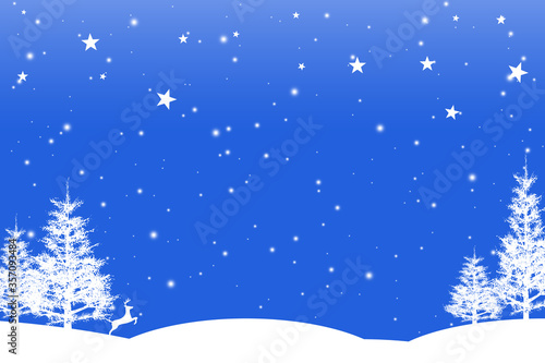 christmas background with snowflakes © Champ