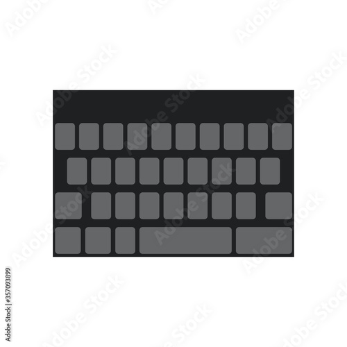 Smartphone keyboard. Keypad symbol modern simple vector icon