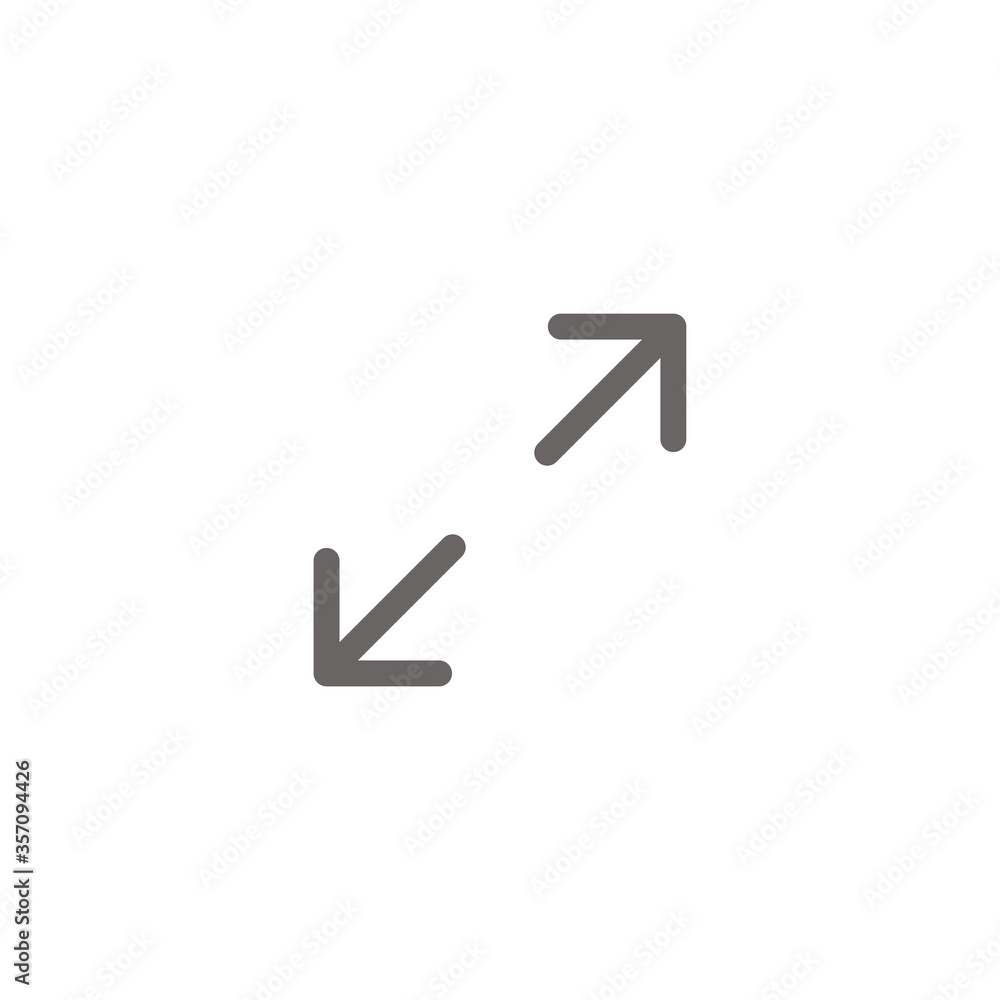 Expand modern simple vector icon Expand modern simple vector icon