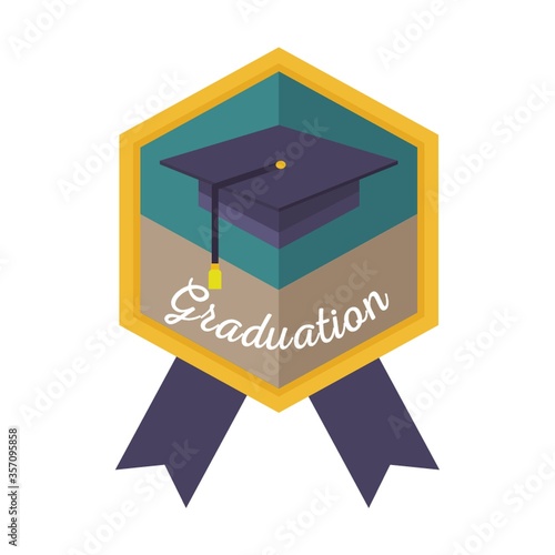 graduation hat badge