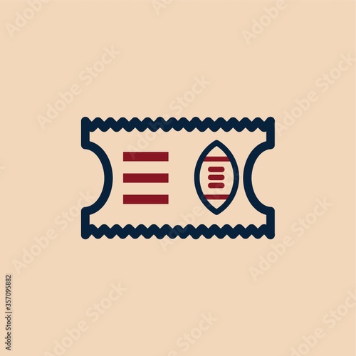american football ticket