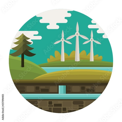 wind turbines