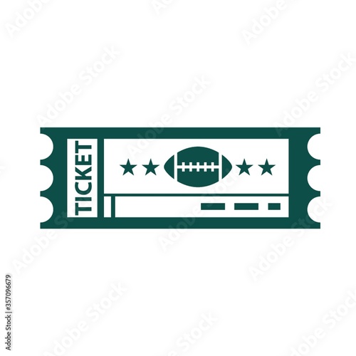american football ticket
