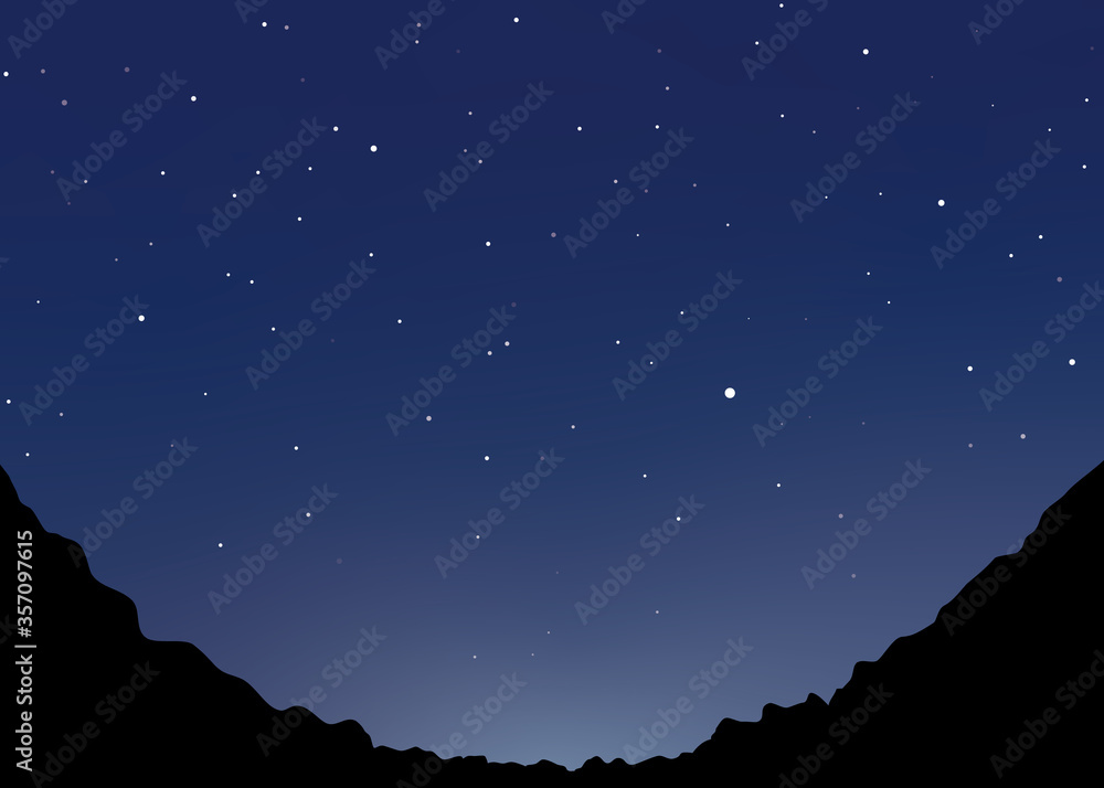 星空　夜の風景