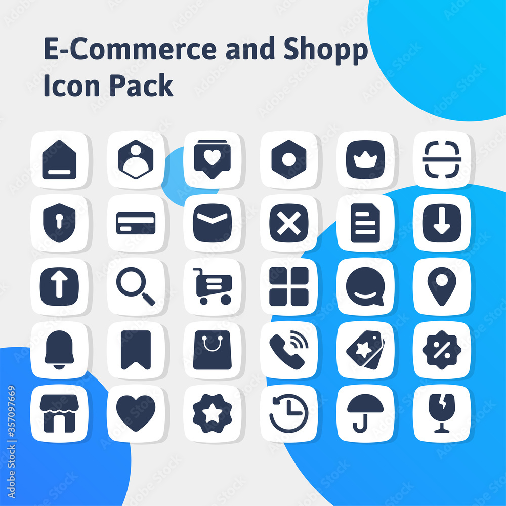 E Commerce and Hopping Glyph Icon E Commerce and Hopping Glyph Icon
