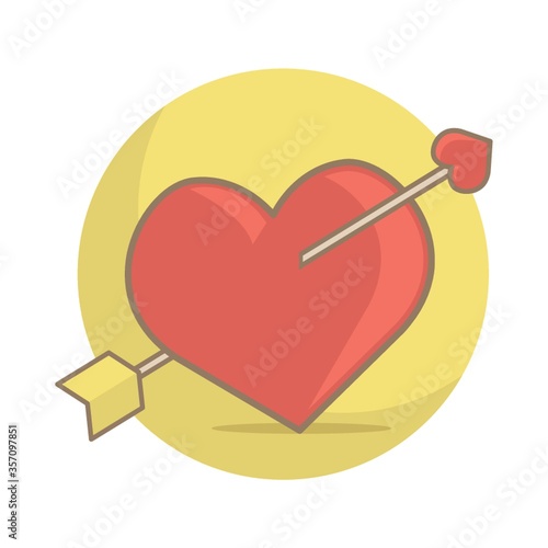 heart pierced with an arrow