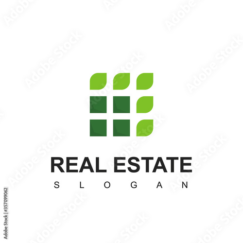 green house logo Design Template