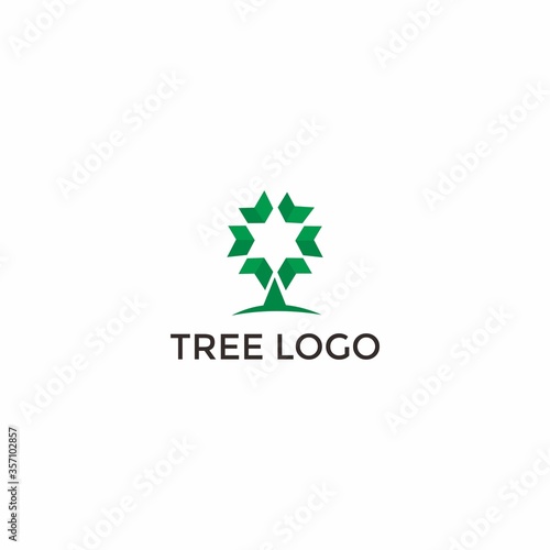 illustration of the logo of the tree is suitable for companies such as business consulting, an investment firm, financial services, wealth management, healthcare, beauty products, etc.