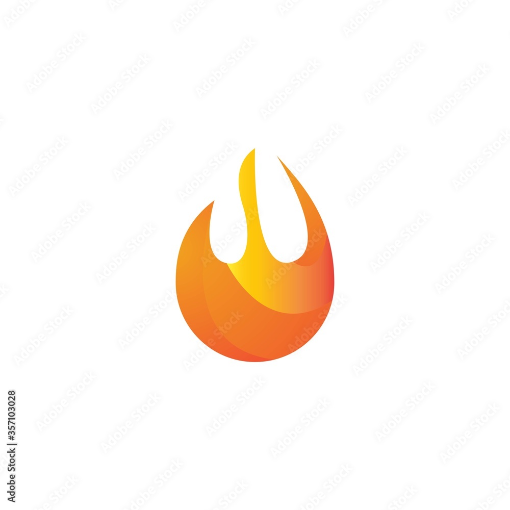 Fire flame Logo Fire flame Logo