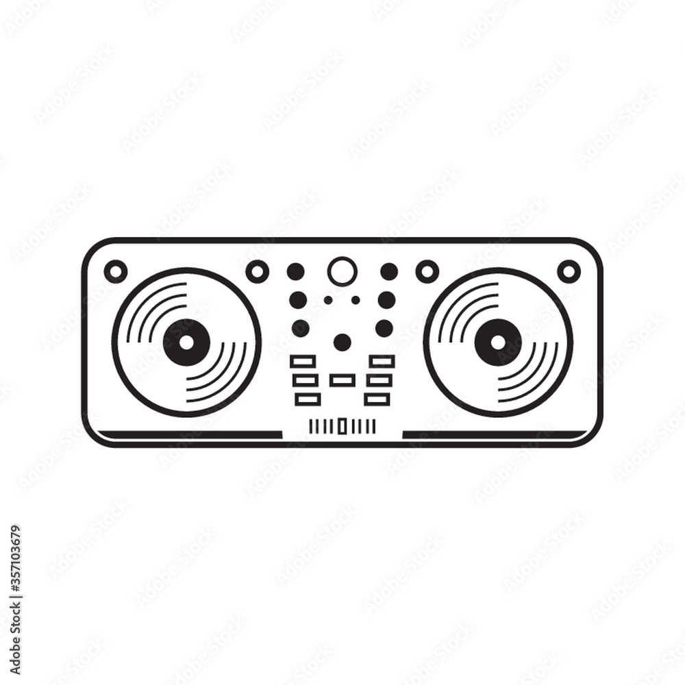 Fototapeta premium dj mixer