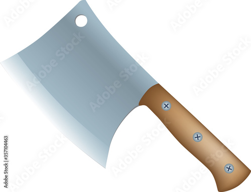 Cutting kitchen hatchet