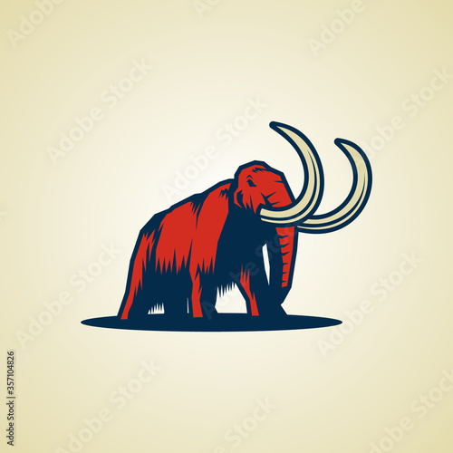 Mammoth logo for fitness, construction or other industry