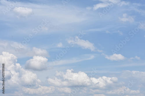 blue sky background and cloud.