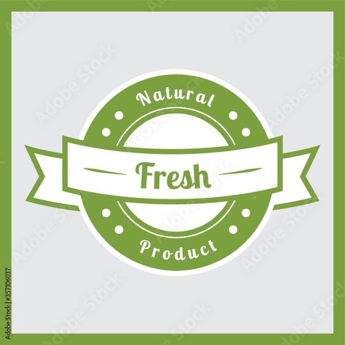 fresh natural product label