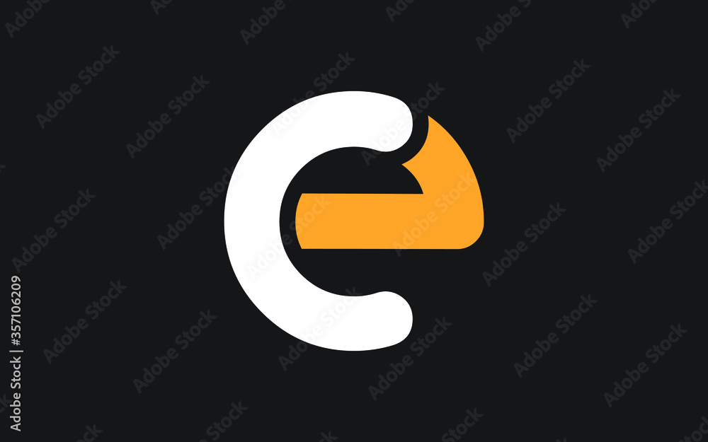 ec or ce Letter Initial Logo Design, Vector Template ec or ce Letter Initial Logo Design, Vector Template