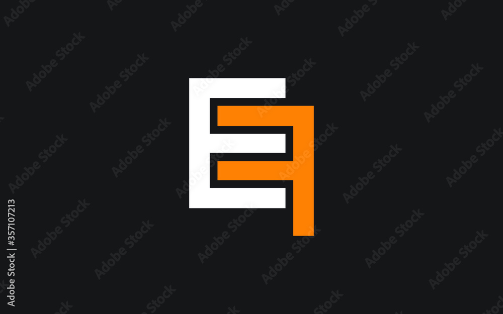 EF or FE Letter Initial Logo Design, Vector Template EF or FE Letter Initial Logo Design, Vector Template