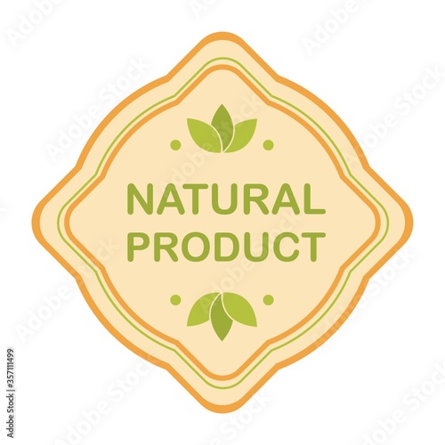 natural product label
