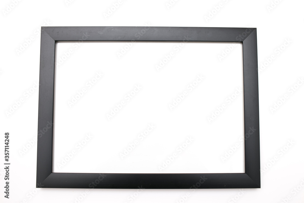 black frame on white background black frame on white background