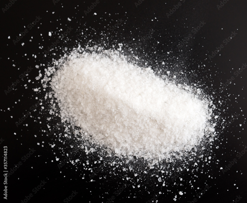 Salt on black Salt on black