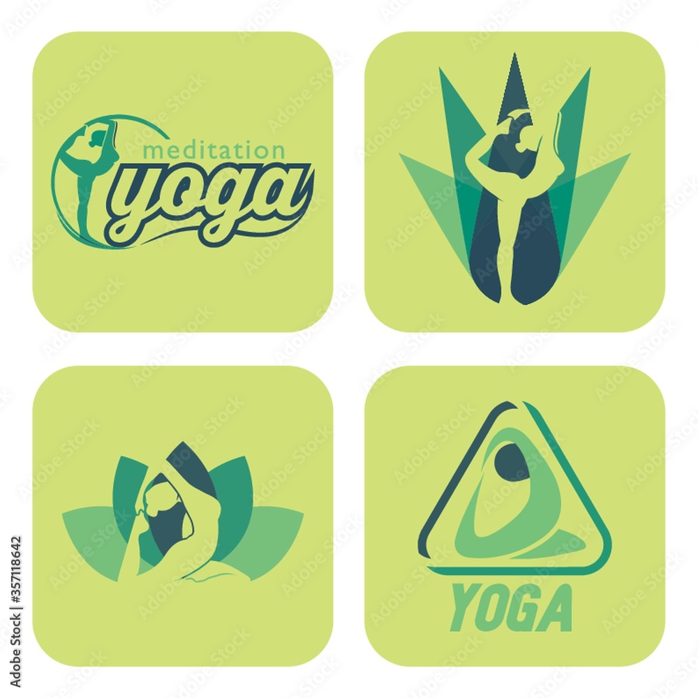 Obraz premium yoga logos