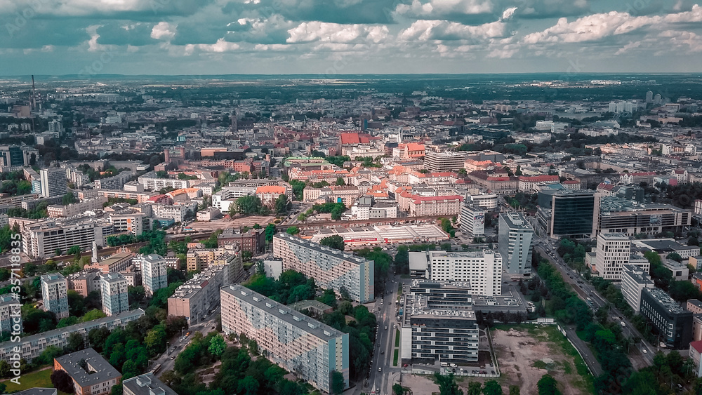 Wroclaw Poland aerial view