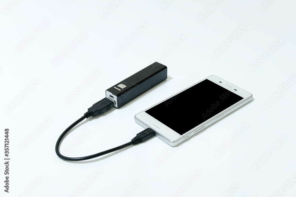 モバイルバッテリーとスマホ モバイルバッテリーとスマホ