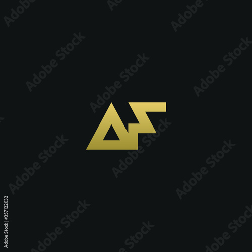 Free Download Creative modern elegant trendy unique artistic AF A FA F initial based letter icon logo - GFXLoad