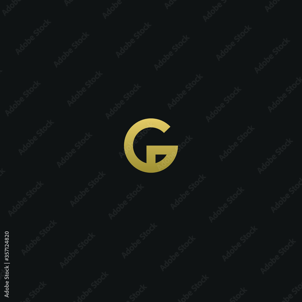 Creative modern elegant trendy unique artistic G GG initial based letter icon logo. Creative modern elegant trendy unique artistic G GG initial based letter icon logo.