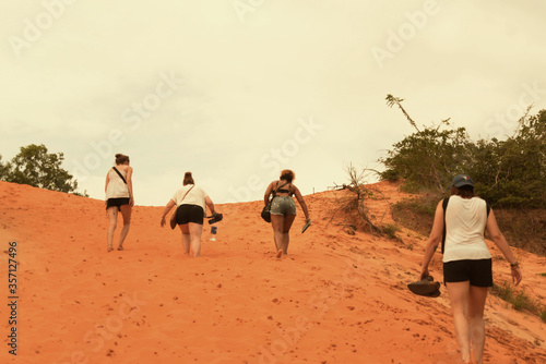 walking on sand dune © Gordon
