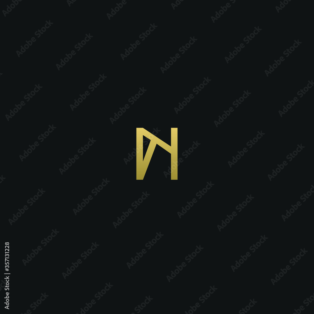 Creative modern elegant trendy unique artistic N NN initial based letter icon logo. Creative modern elegant trendy unique artistic N NN initial based letter icon logo.