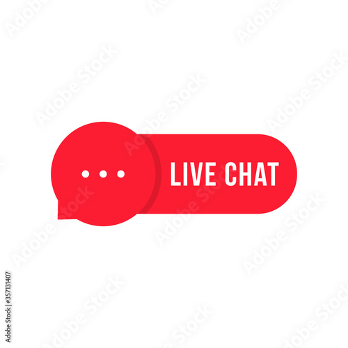 live chat support like red bubble