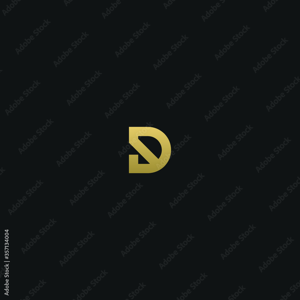 Creative modern elegant trendy unique artistic D DD initial based letter icon logo. Creative modern elegant trendy unique artistic D DD initial based letter icon logo.