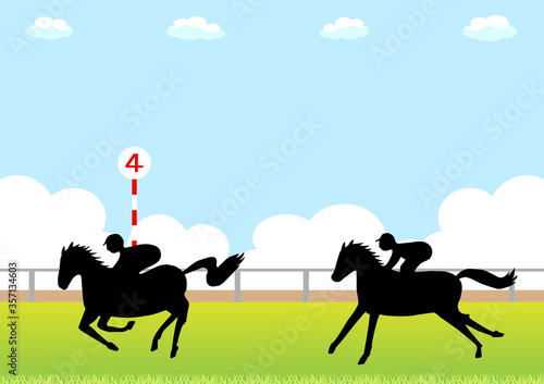 競走馬と競馬場