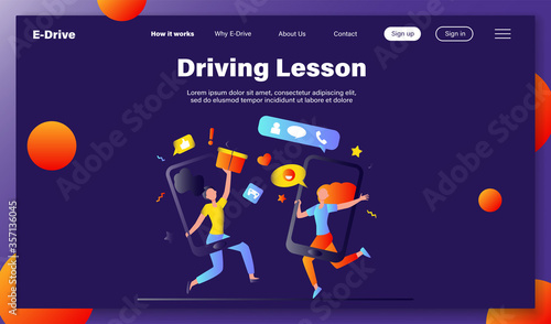 Customers sharing references and earning money. Mobile phones users chatting, exchanging gifts. Vector illustration for refer a friend, referrals, loyalty program, marketing concept