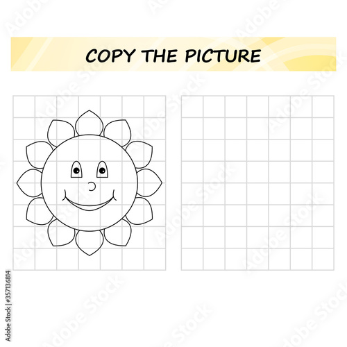 copy the picture, worksheet. Education game for children. puzzle game for kids