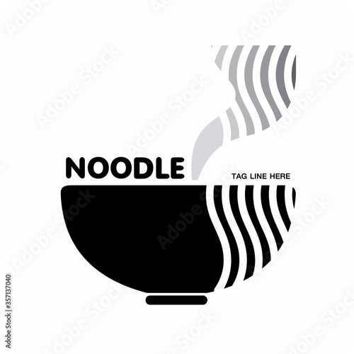 cuisine ramen bowl noodle , Restaurant logo and food logo