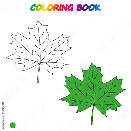 coloring book. Coloring page to educate preschool kids . Game for preschool kids. Vector cartoon illustration, worksheet.