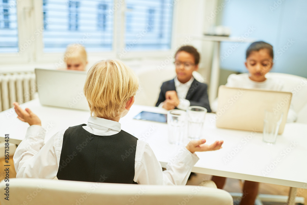 Business people and job applicants in job interview Business people and job applicants in job interview