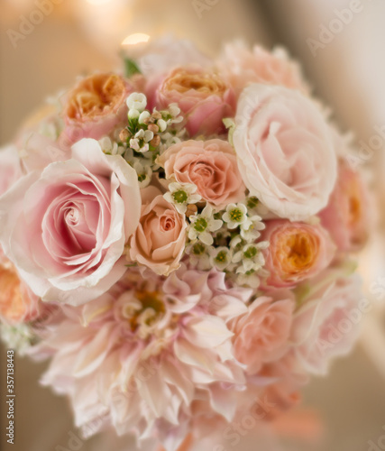Bouquet de la mariée Pastel